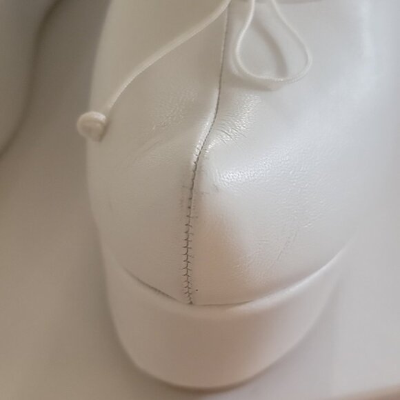 Flat Apartment Ballerina Platform Lambskin Shoes - Picture 10 of 12